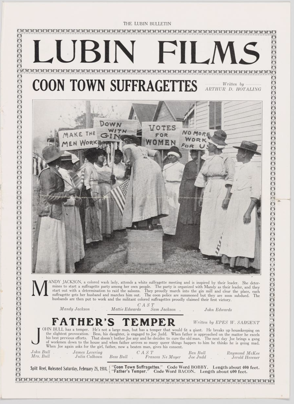 Scan of a newspaper called Lubin Films