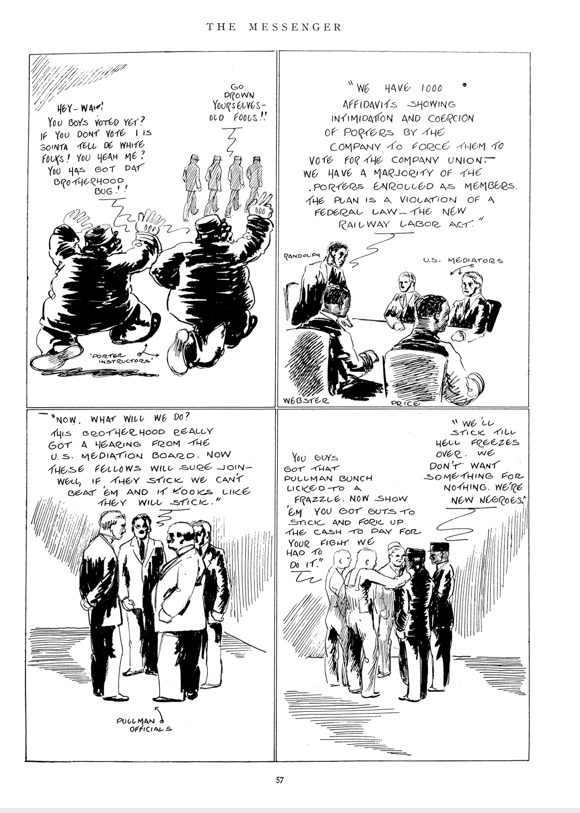 Messenger, 1927 Cartoons
