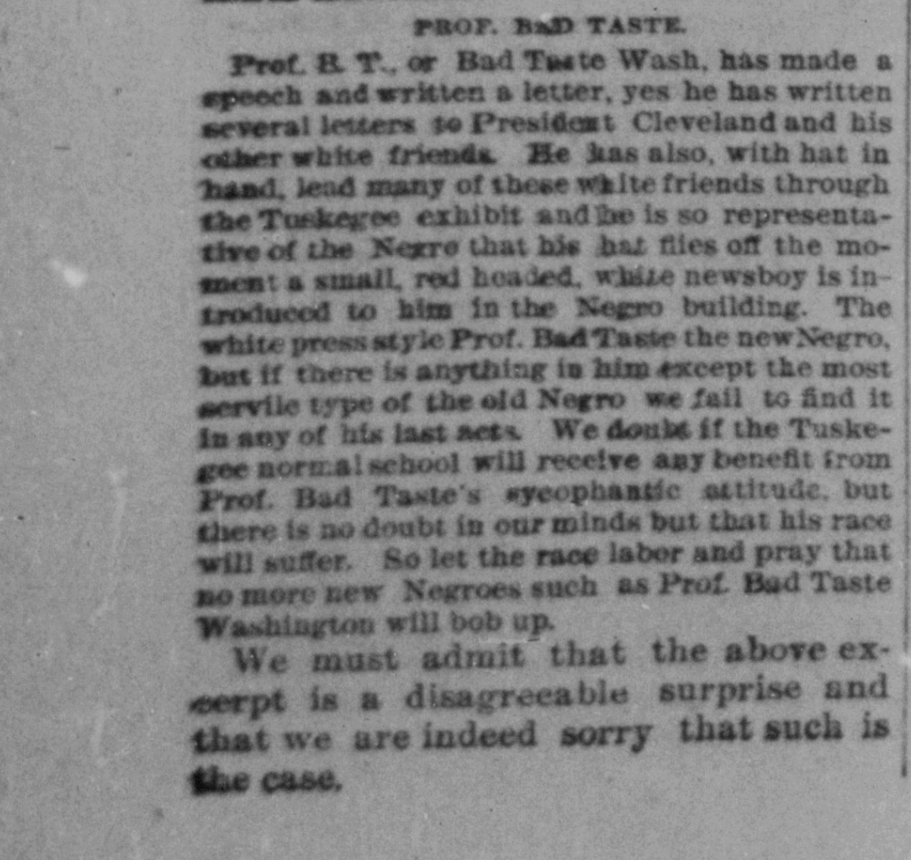 Prof. Bad Taste, 1895